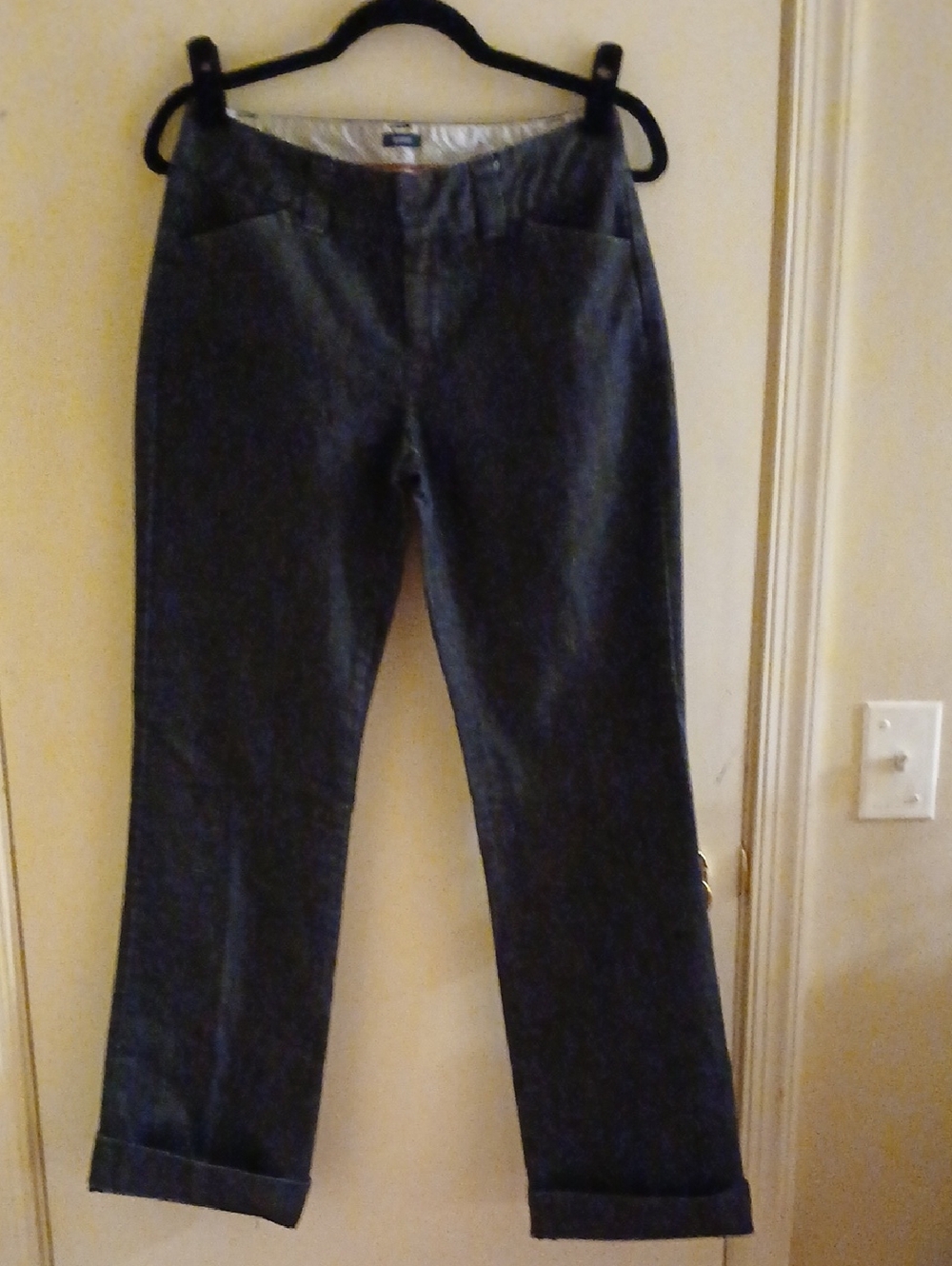 GAP Women's Charcoal Straight Leg Jeans